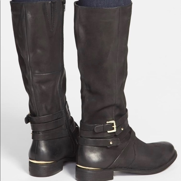 Steve Madden Albany Buckle Knee High Boots - Picture 5 of 15